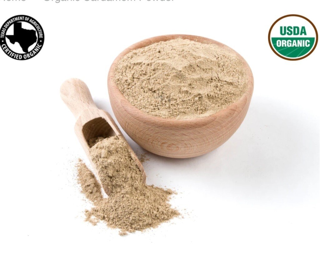 Cardamom Powder 100% USDA Organic 8oz , Healthy Gift, Free Shipping, Tea Spice