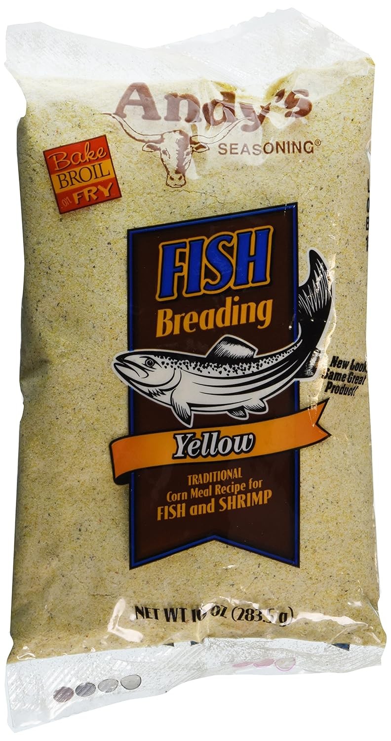 Andys Seasoning Yellow Fish Breading 10oz(Pack of 3)