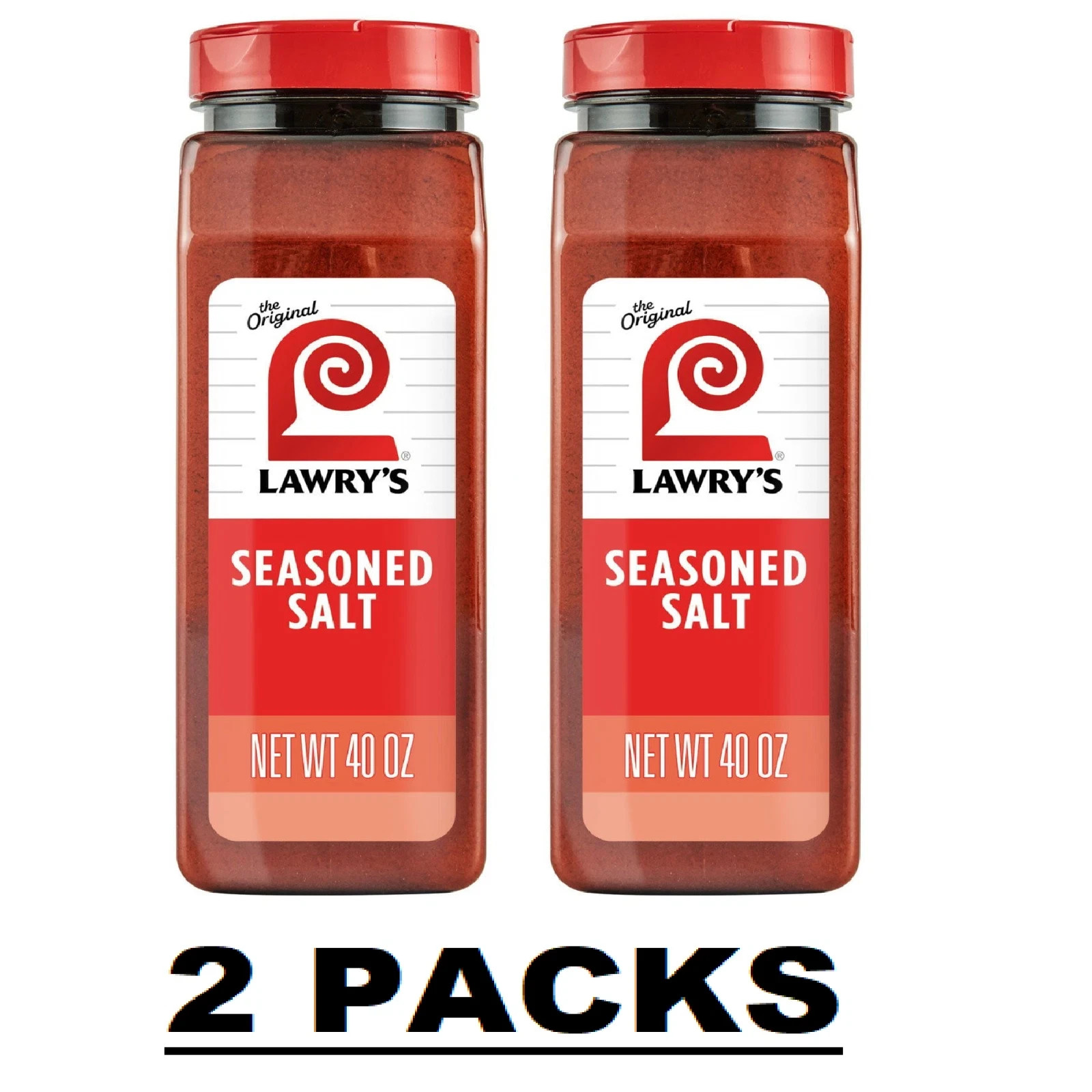 2 PACK – Lawry’s Seasoned Salt Herbs Spices Original No MSG 40 oz. (Total 80 OZ)
