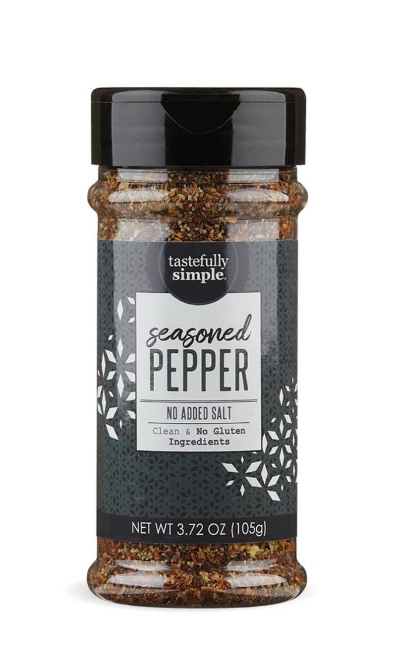 BRAND NEW / Sealed Tastefully Simple Seasoned Pepper, 3.72 Ounce