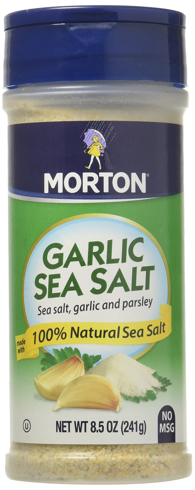 Mortons Sea Salt & Garlic, 8.5 oz Ounce (Pack of 1)