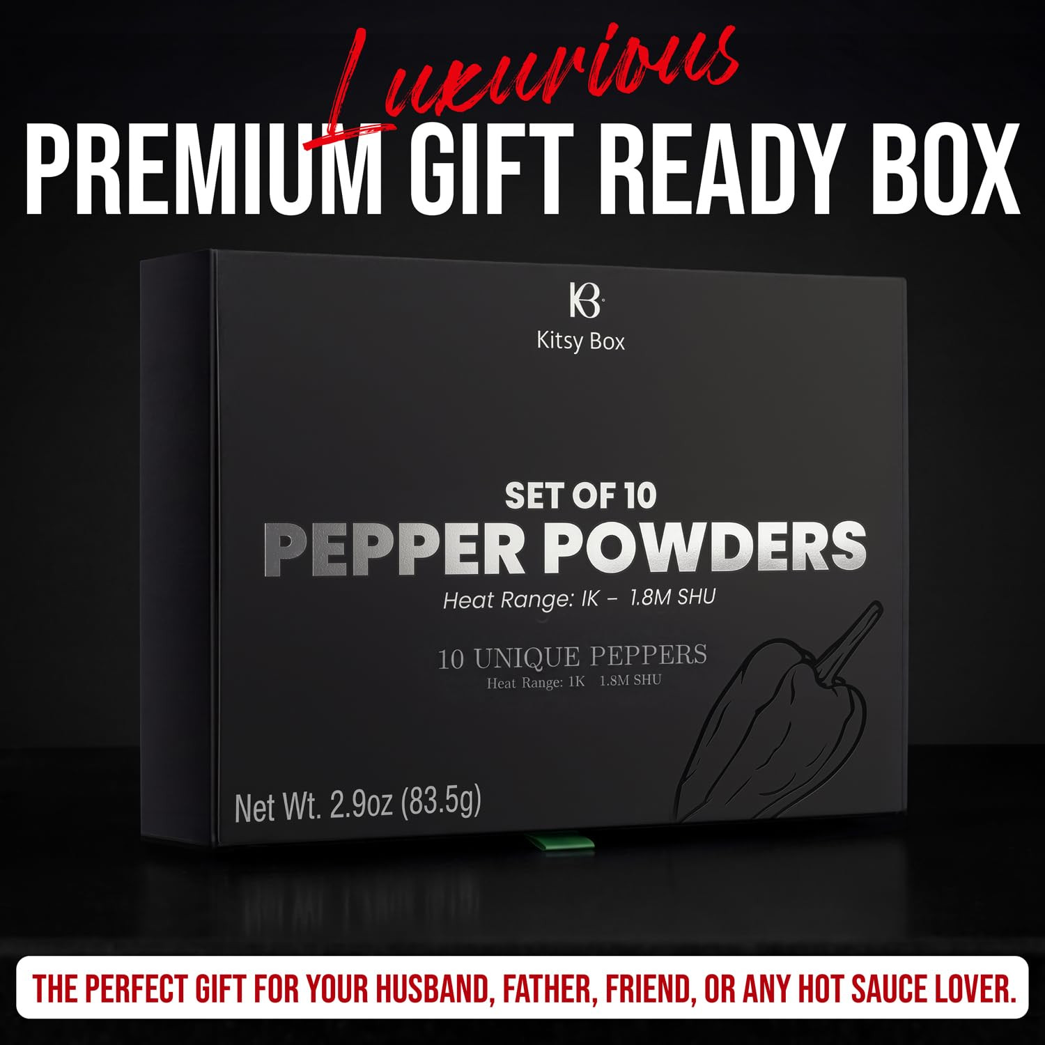 Premium Pepper Powder Variety Pack – 10 Gourmet Chili Powders from Mild to World