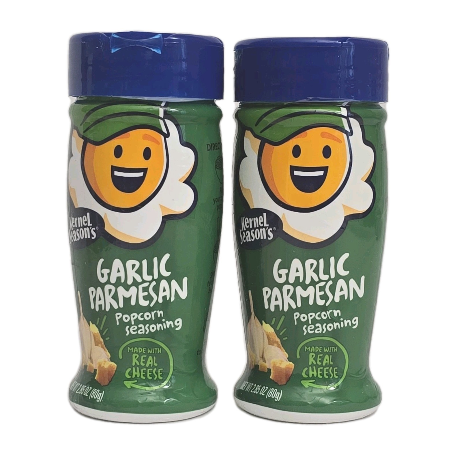 2-PACK Kernel Season’s GARLIC PARMESAN Popcorn Seasoning 2.85 OZ EXP 04/02/2027