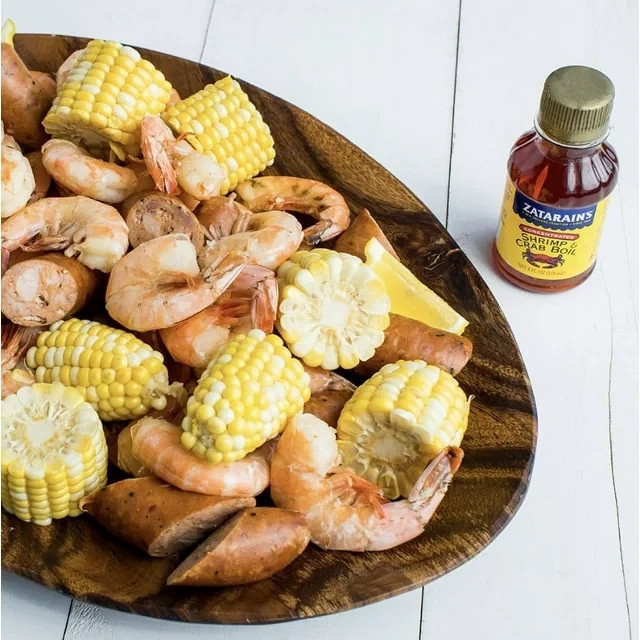Zatarain’s Liquid Shrimp and Crab Boil (4 Pack) 4 oz Bottles Seafood Seasoning