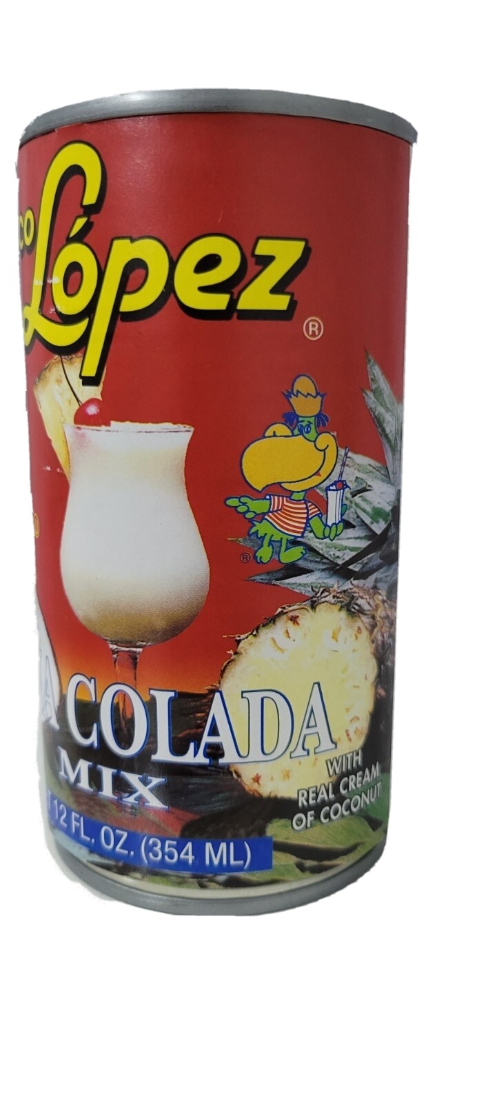 4 Cans-12 oz. Coco Lopez MIX Cream Of Coconut & Piña Colada MIX