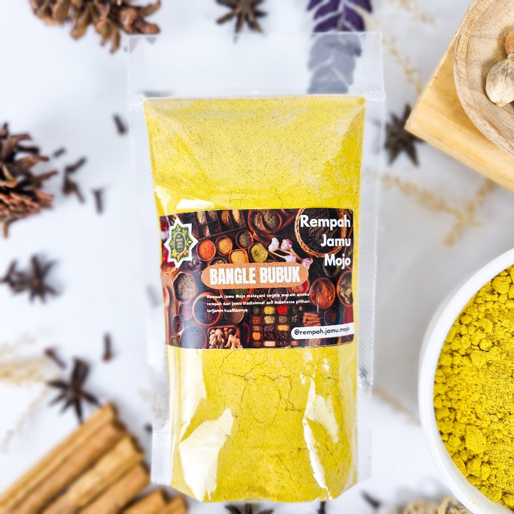Premium Bangle Root Powder 100g natural herbal spice for mindful cooking