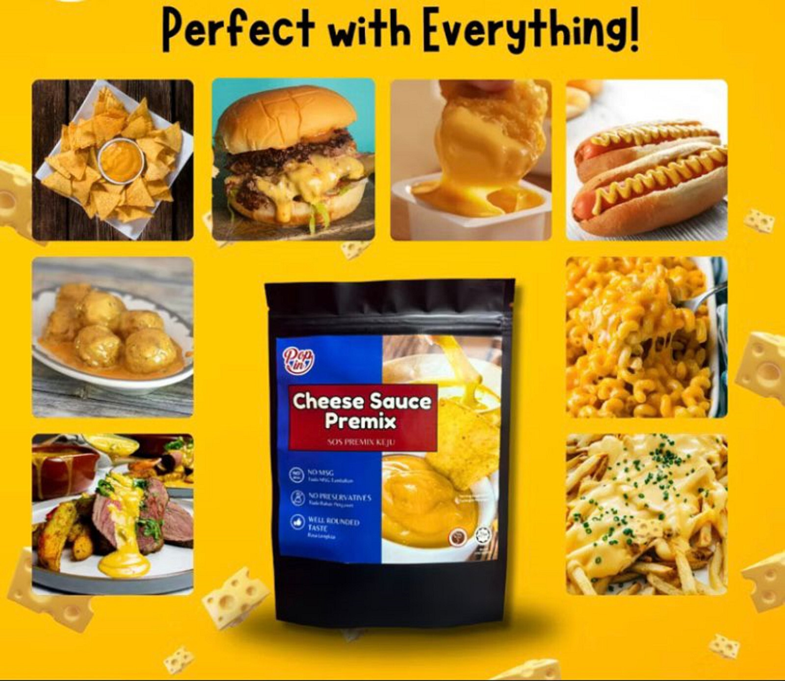 seasoning cheese sauces powder spicy + original