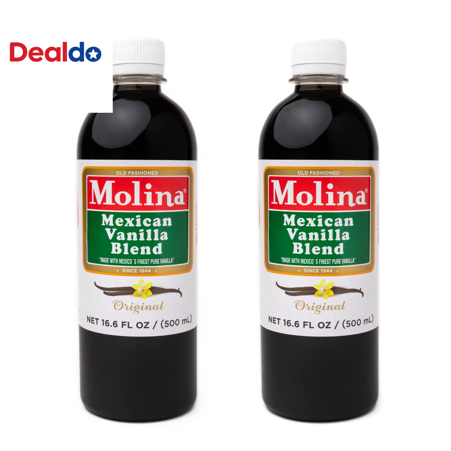 Vanilla – Mexican Vanilla Blend with Pure Vanilla Extract – 2 Pack (16.6 Fl Oz