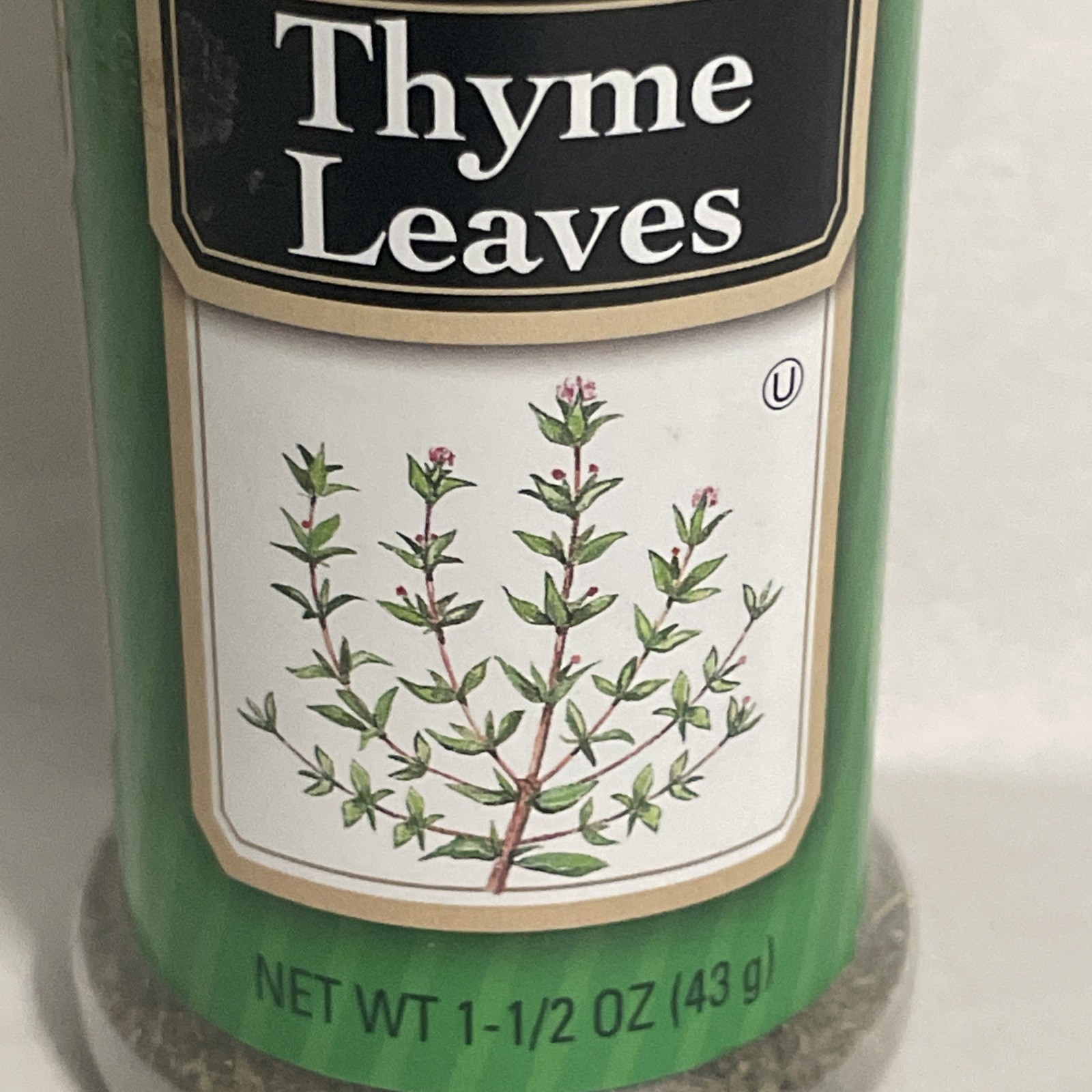 1 Spice Supreme THYME LEAVES Seasoning 1.5 Oz Jar Made in USA