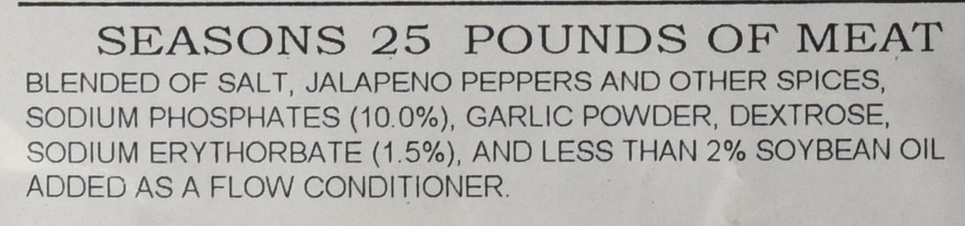 A.C. Legg Jalapeno Smoked Sausage Seasoning, 14 Ounce – with Cure