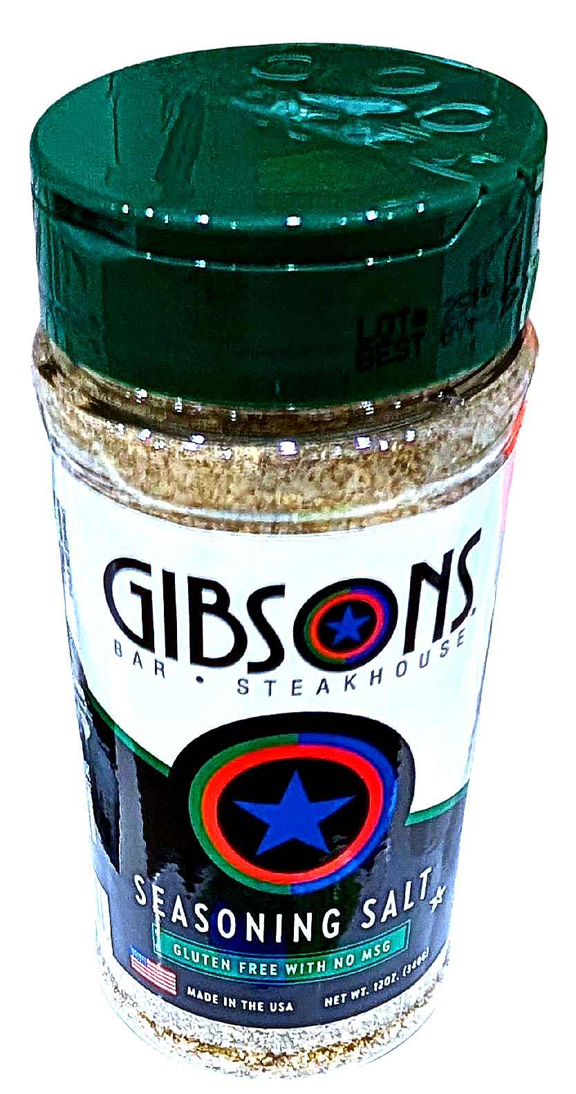 Gibson’s Seasoning Salt Gluten Free with No MSG 12 Ounce Container EXP 07/2028
