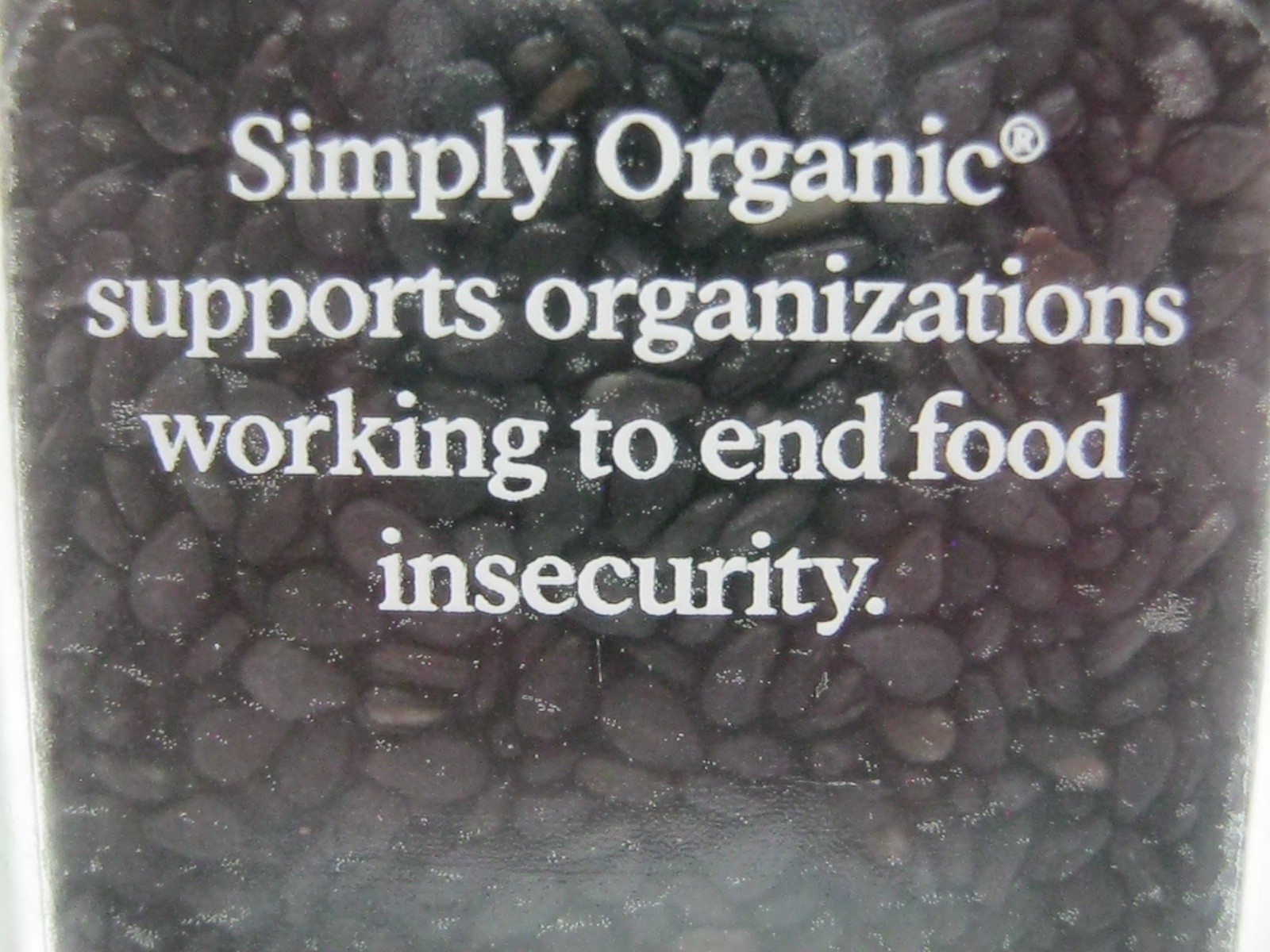 2x Simply Organic Black Sesame Seed 2.82 oz Glass Bottle USDA Certified Organic