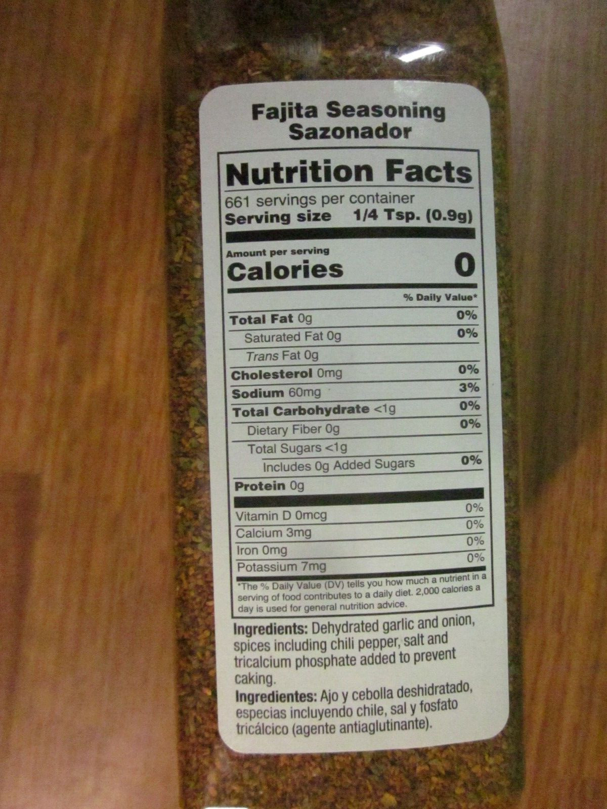 Badia Fajita/Seasoning/Mexican/Blend/Chili/Sazon/No MSG 21oz W/Spoon 08/2028