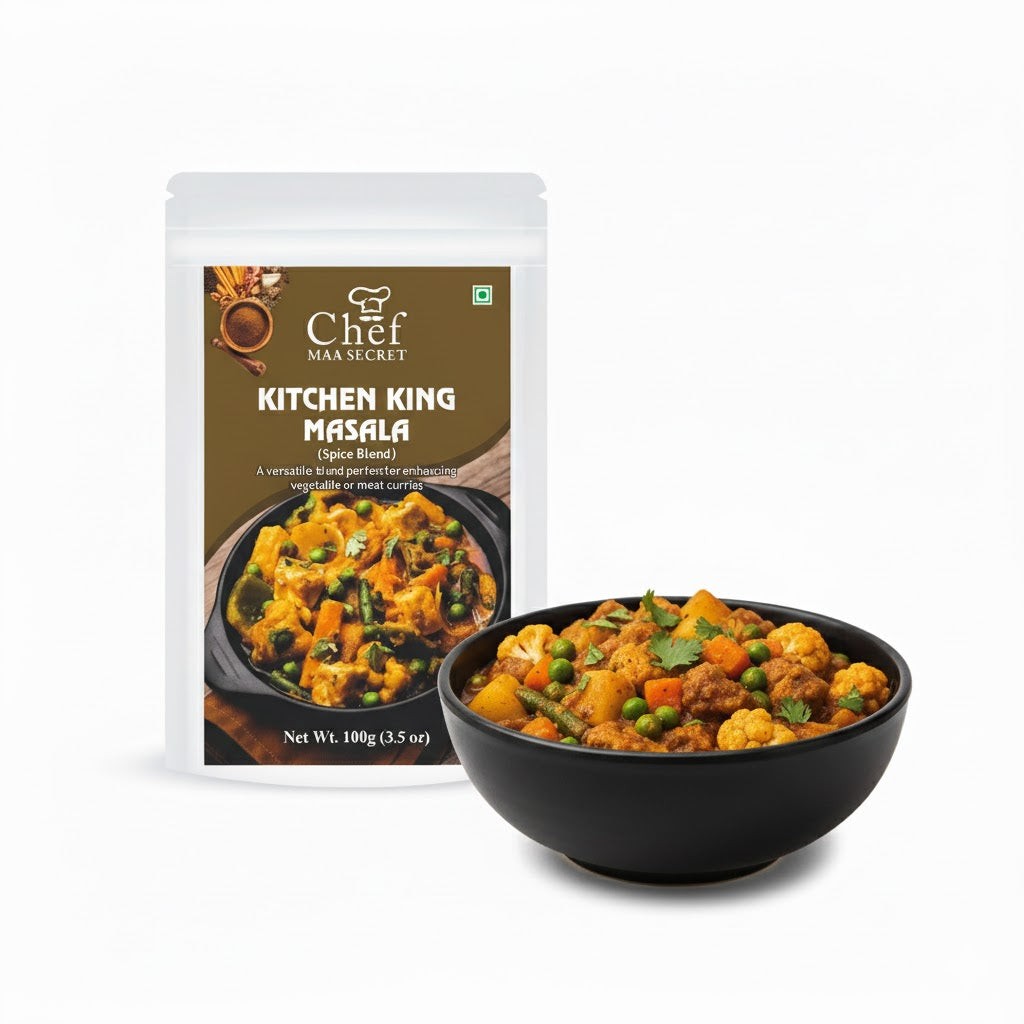 Aiva Chef Kitchen King Masala (Spice Blend) 100 GM (Pack of 4)