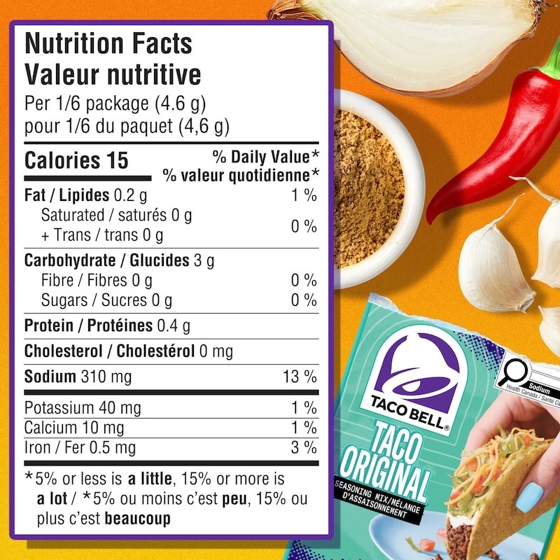 2-Pack Taco Bell Original Taco Seasoning Mix