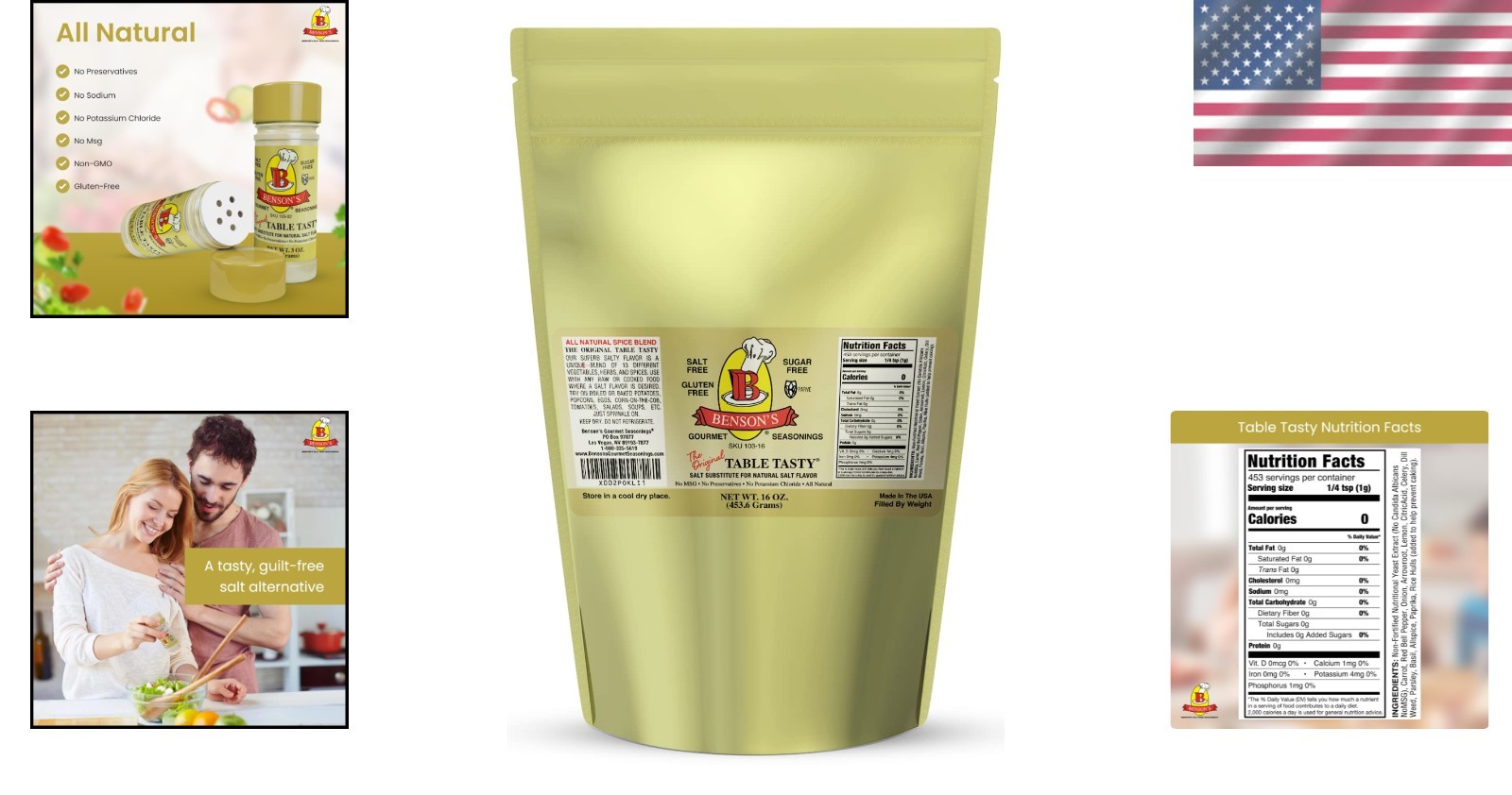 Delicious Salt-Free Seasoning by Benson’s – Gourmet Popcorn