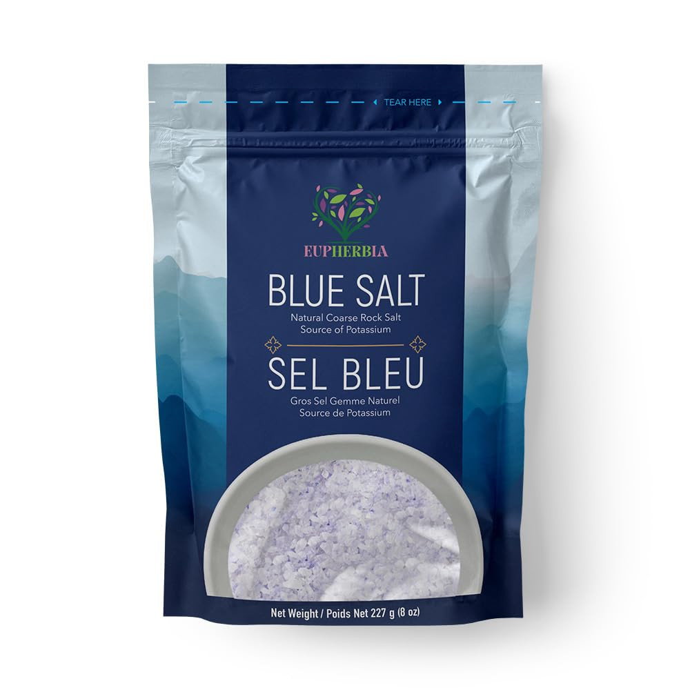 Blue Salt, Coarse, Rare Mineral Salt, High Potassium, Lower Sodium, Natural, …