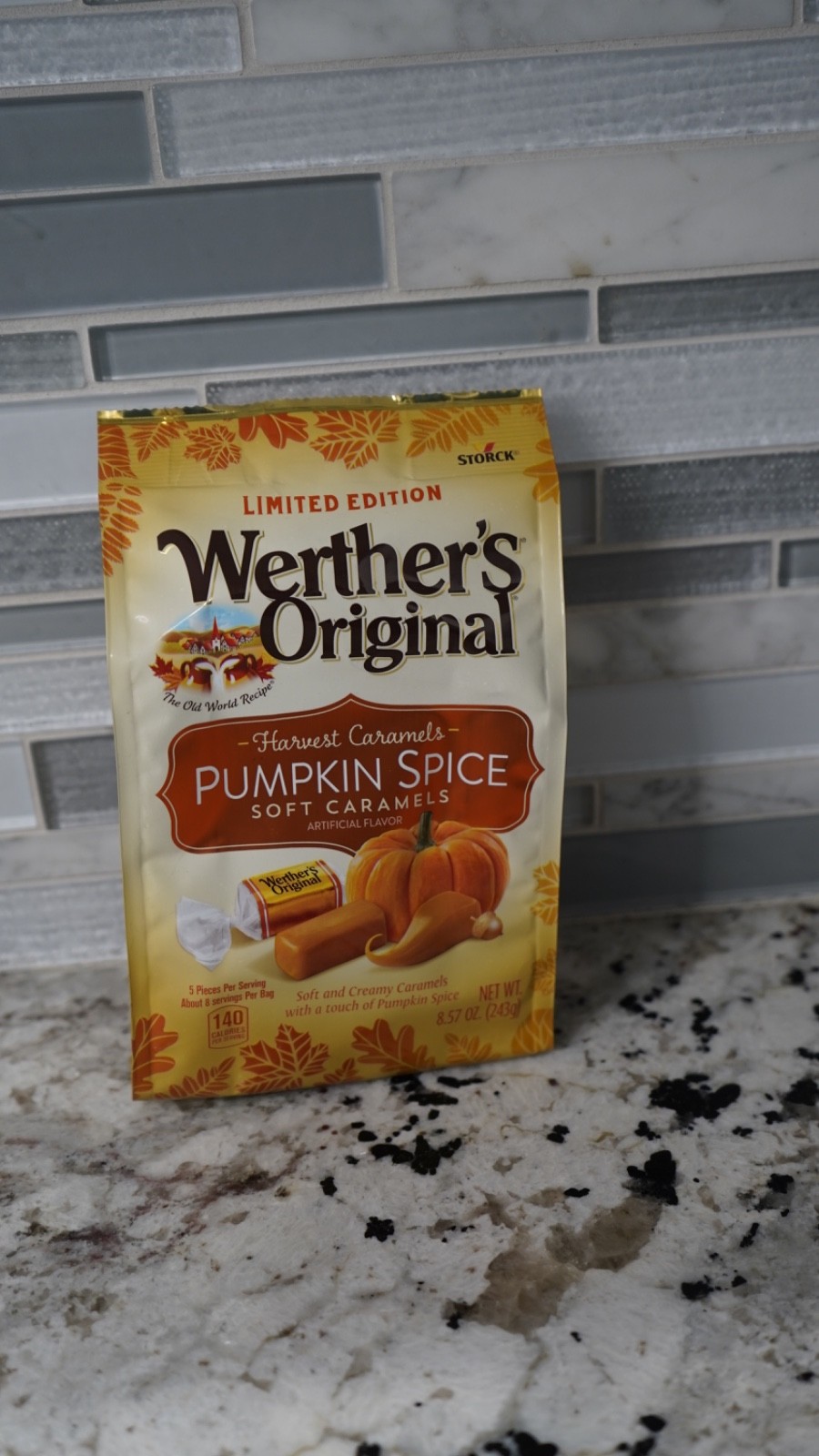 Werthers original LIMITED EDITION Pumpkin Spice soft chews 7.4oz bag