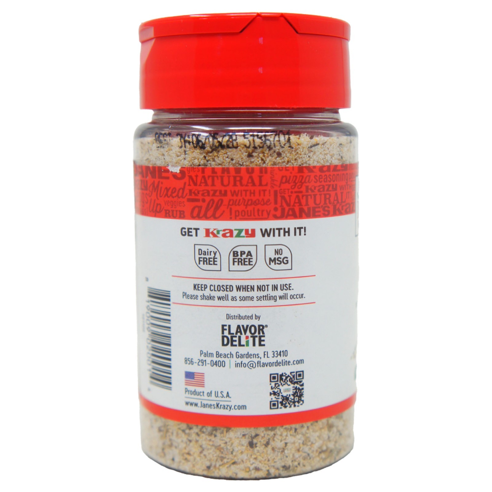 Jane’s Krazy Mixed-Up Salt Original Seasoning Blend 4 oz All Purpose