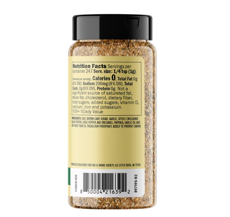 Holy Garlic All Purpose Seasoning 8.7 oz Grill Spice Blend BBQ Rubs Meat Veggies
