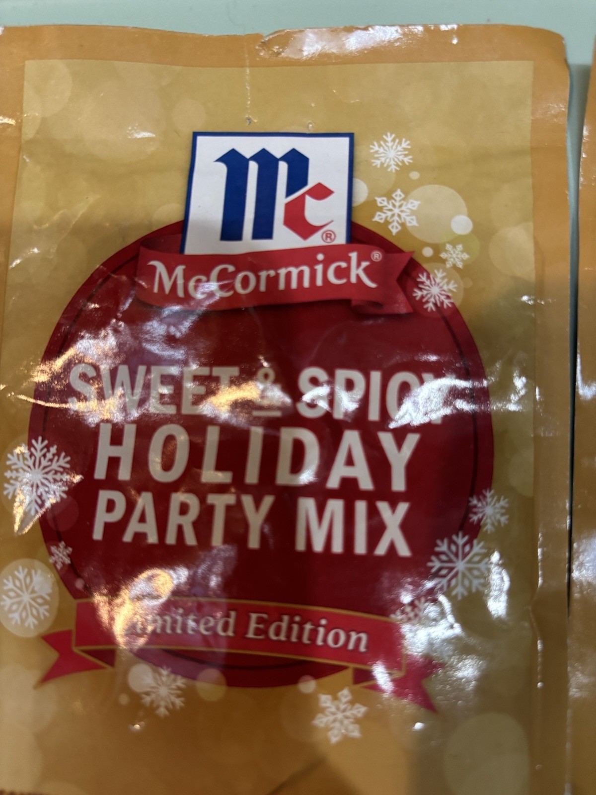 McCormick Sweet & Spicy Holiday Party Seasoning Mix Ltd Ed exp 07/2027 4 Pks