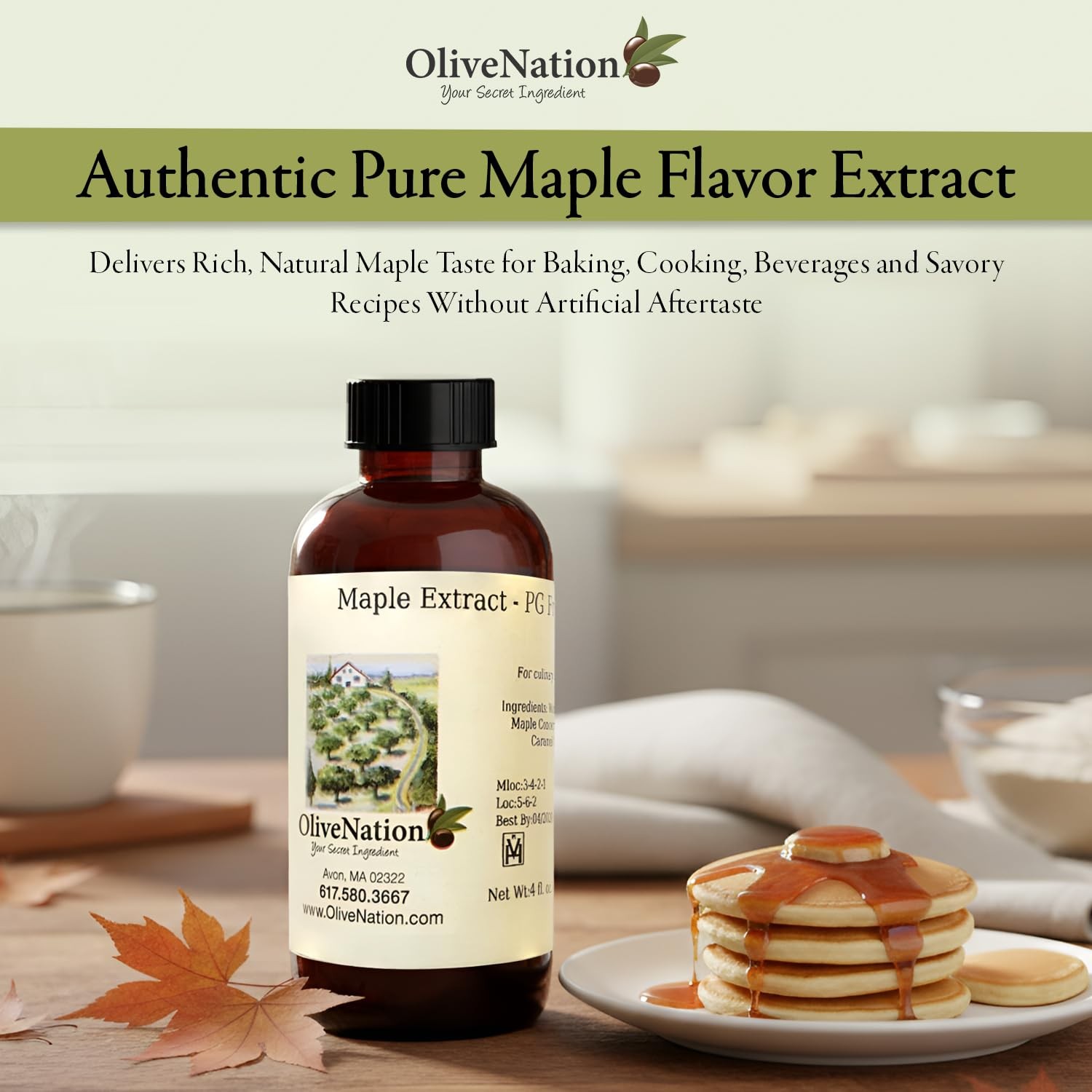 Pure Maple Extract 4 Fl Oz Great for Making Cookies Cakes and Frostings