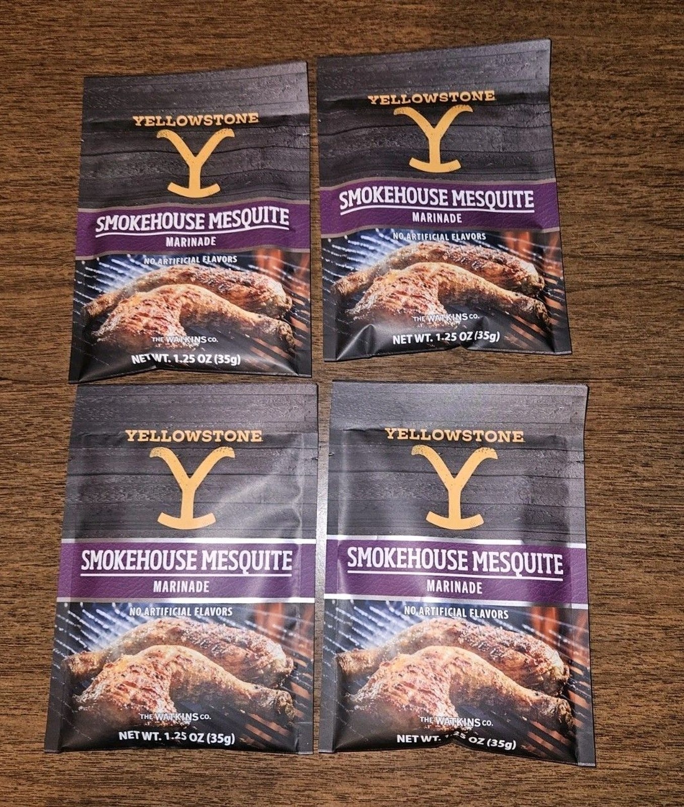 Yellowstone Smokehouse Mesquite Marinade Mix 1.25 oz Lot Of 4 – The Watkins Co