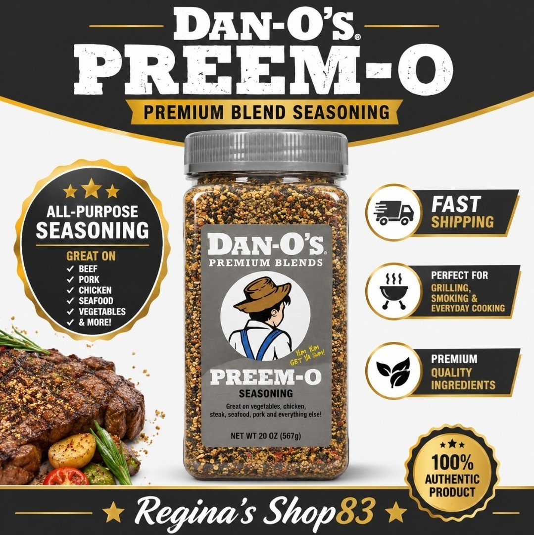 Dan-O’s Preem-O Premium Seasoning Blend Large All-Purpose BBQ Meat Spice Rub…