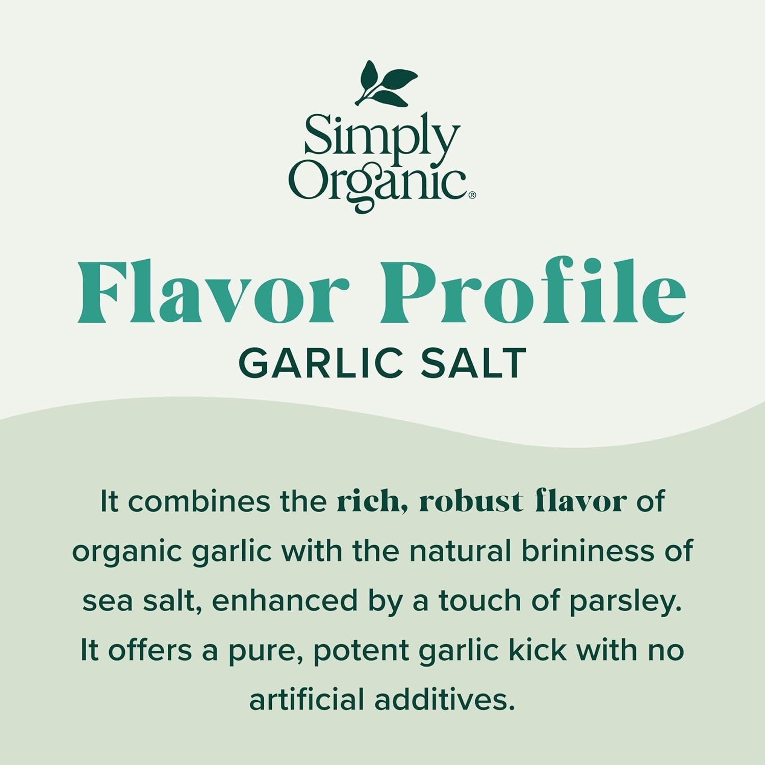 Organic Garlic Salt Blend, 4.7 oz | Elevate Your Savory Dishes Elegantly