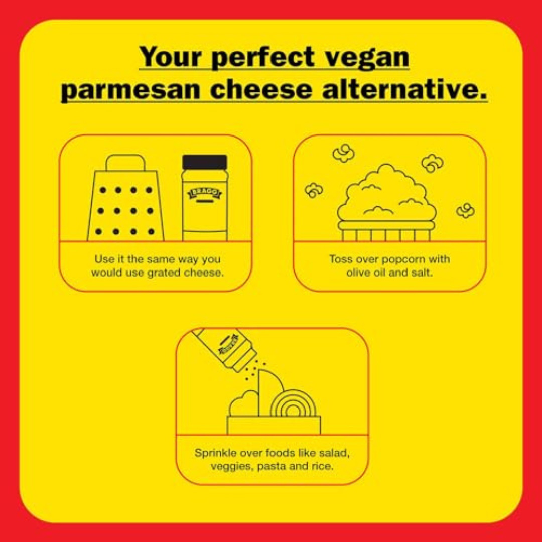 Bragg Premium Nutritional Yeast Seasoning – Vegan,Gluten Free-12 Ounce Pack of 1