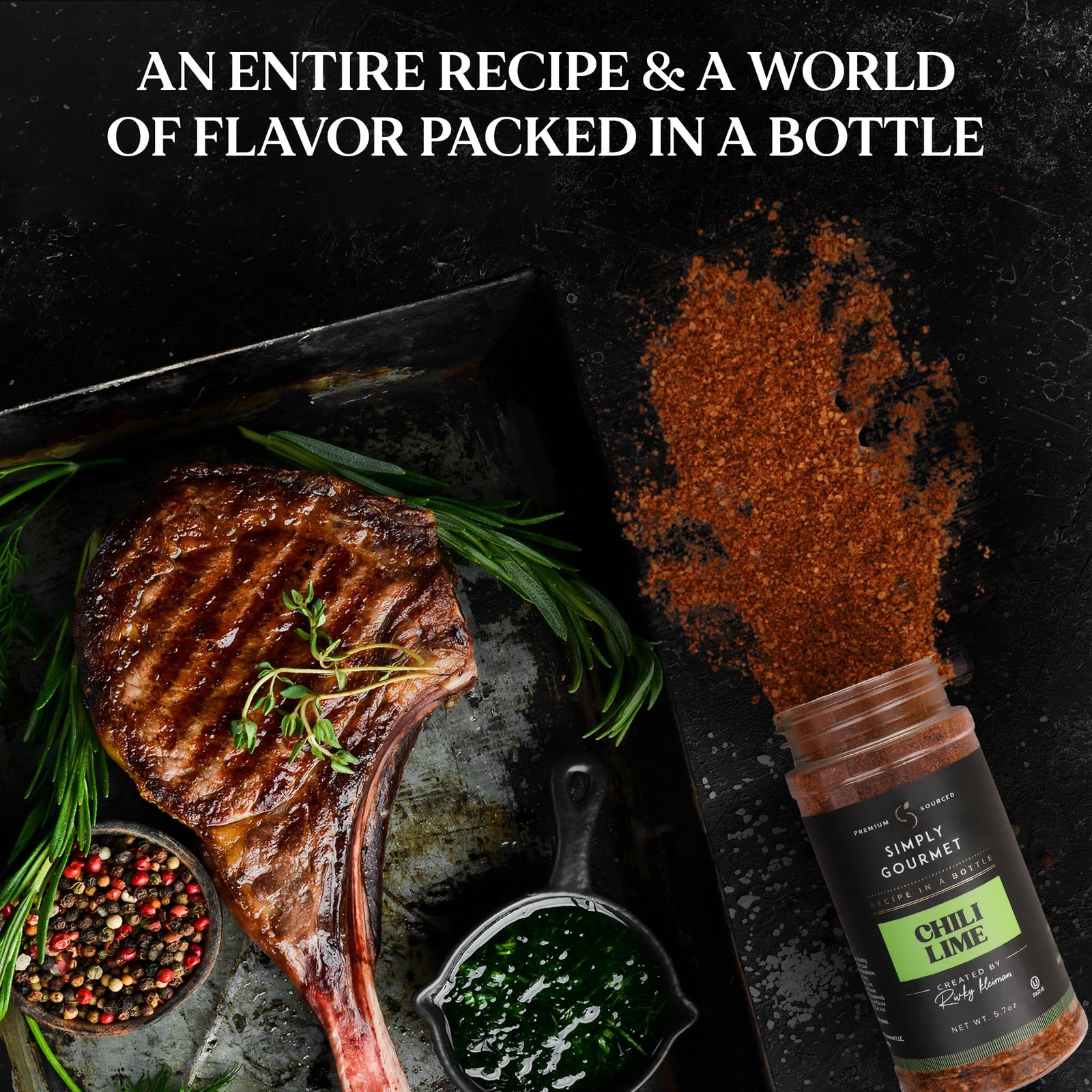 Chili Lime Seasoning “” – Premium Gourmet Chili‑Lime Spice Blend w/Citrus Kic…