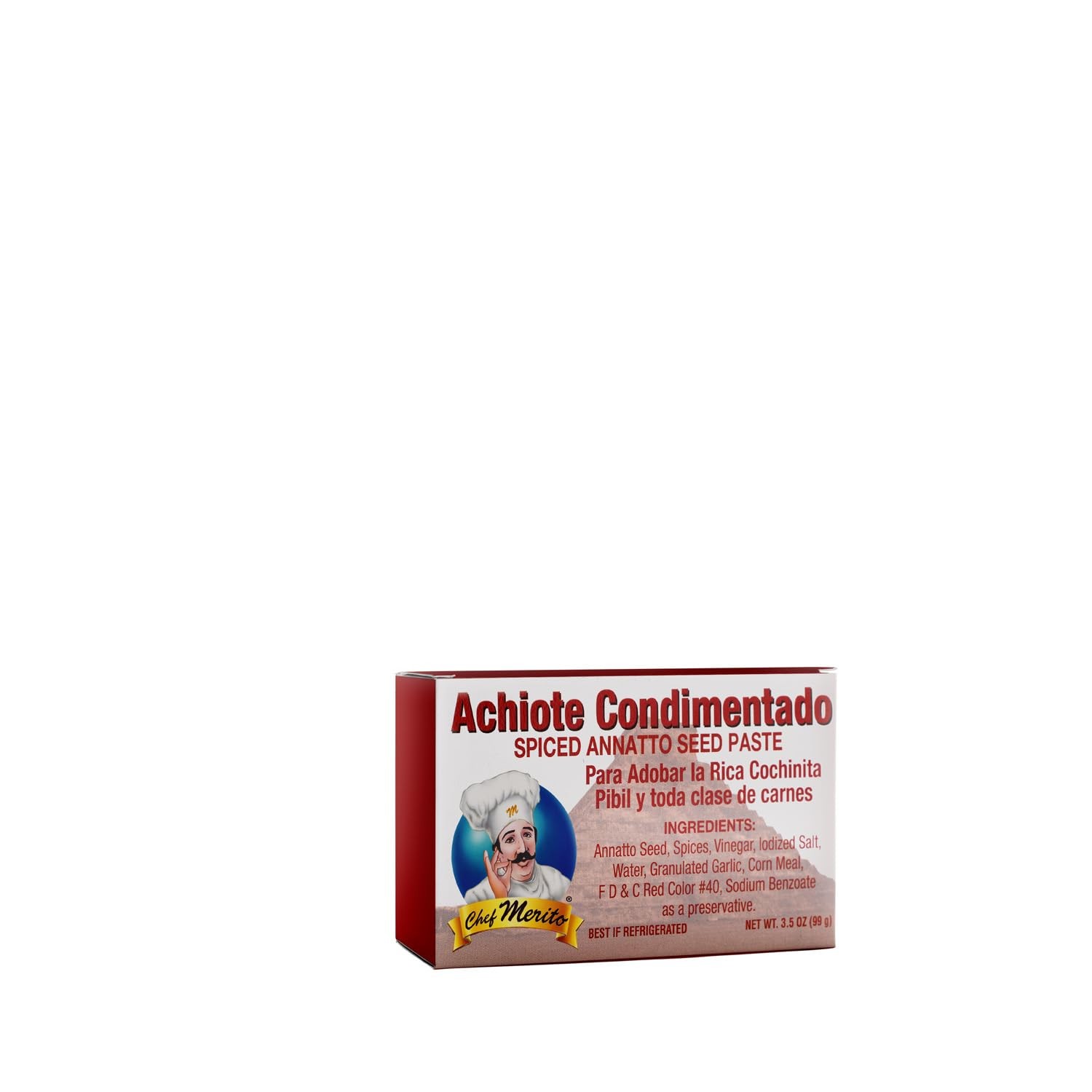Chef Merito Spiced Achiote Annatto Seed Paste