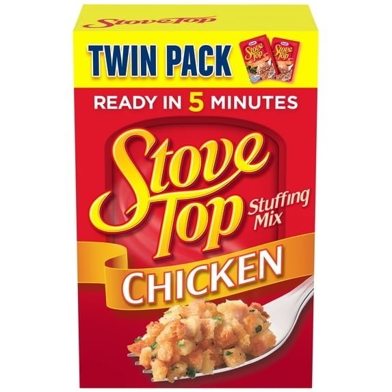 2 Pack Stove Top Chicken Stuffing Mix Twin Pack 12 oz Box Easy Side Dish