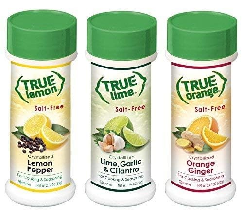 True Lemon Pepper, Orange Ginger, & Lime Garlic Cilantro 3 Piece Set, Natural