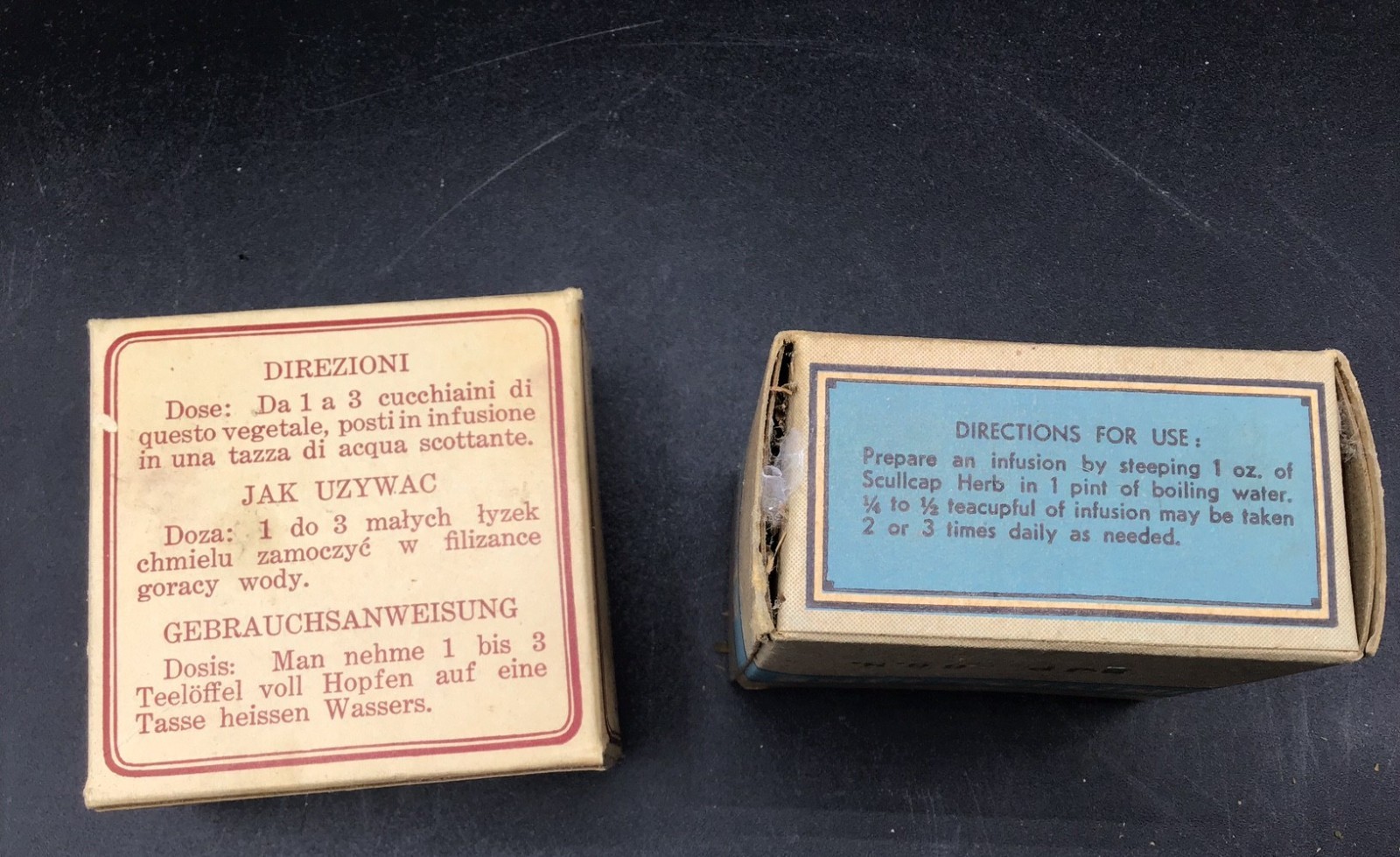8 EARLY 1900’S APOTHECARY MEDICINAL HERB PAKS – FULL UNOPENED – NEW OLD STOCK