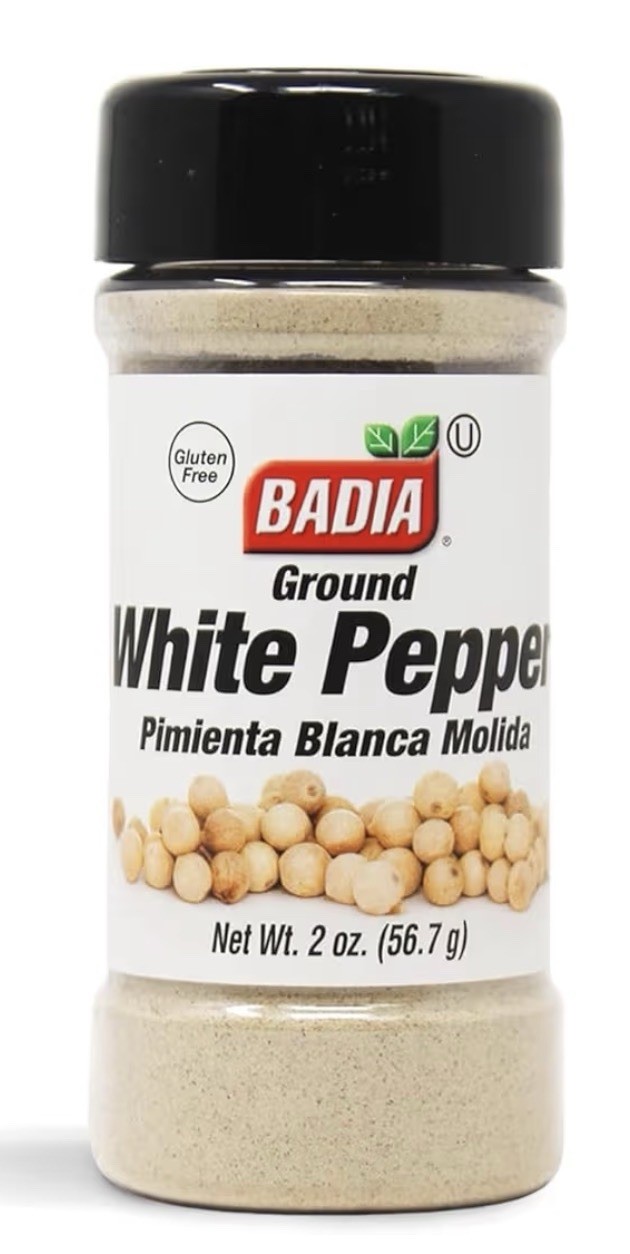 Badia Ground White Pepper 2oz – Smooth Heat for Sauces, Soups, Poultry & Seafood