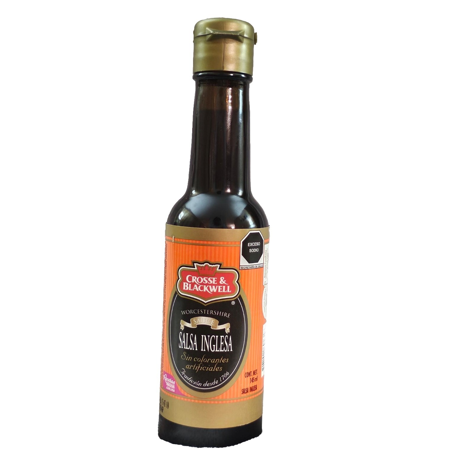 CROSSE & BLACKWELL – Salsa Tipo Inglesa – Worcestershire Sauce 145 ml