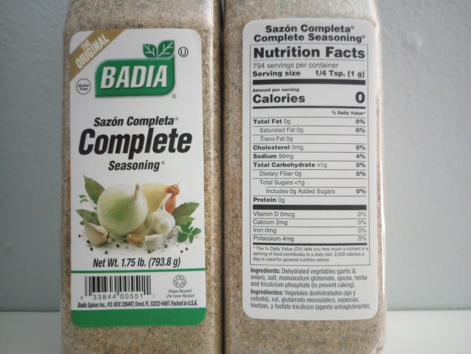 Badia® Complete Seasoning® Sazon 1.75 lb (2 Pack) Gluten Free & Kosher
