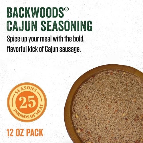 Cajun Sausage Seasoning for Wild Game & Domestic Meat, 12oz – Seasons 25lbs