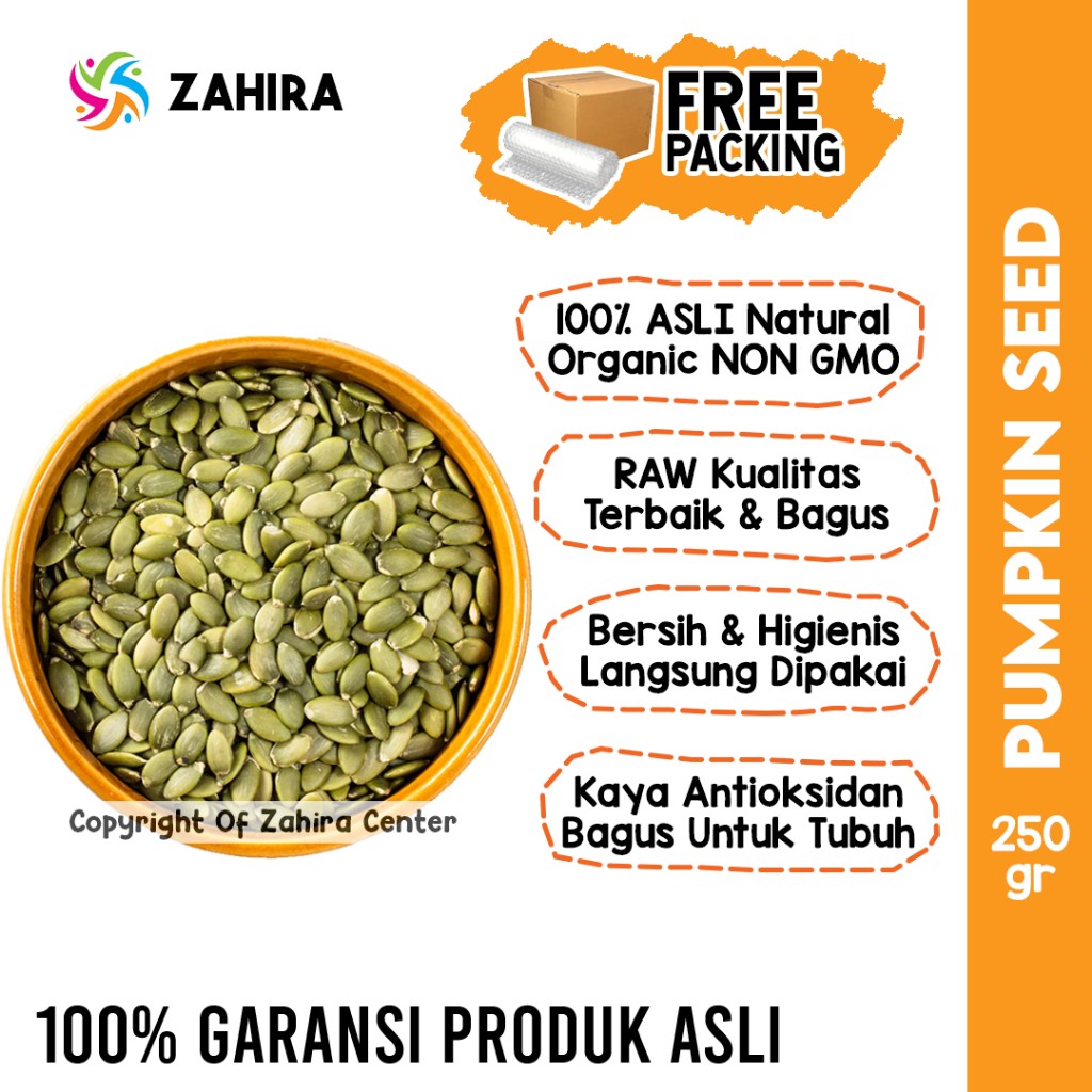 Pumpkin Seeds 250g Raw Shelled Seeds Natural Snack Organic Flavor