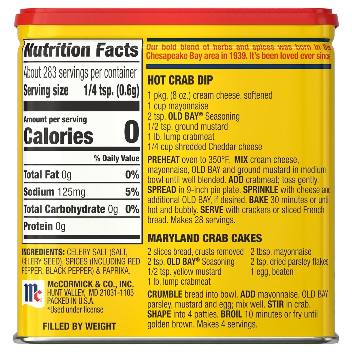 Seasoning, Classic Seafood, Non GMO, Gluten Free, Unique Blend of 18 Herbs & …