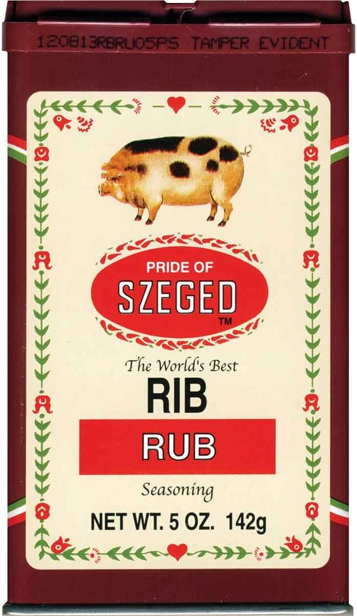 Szeged Rib Rub Seasoning Spice Pack of 6 Exquisite Flavor for Barbecue 80g