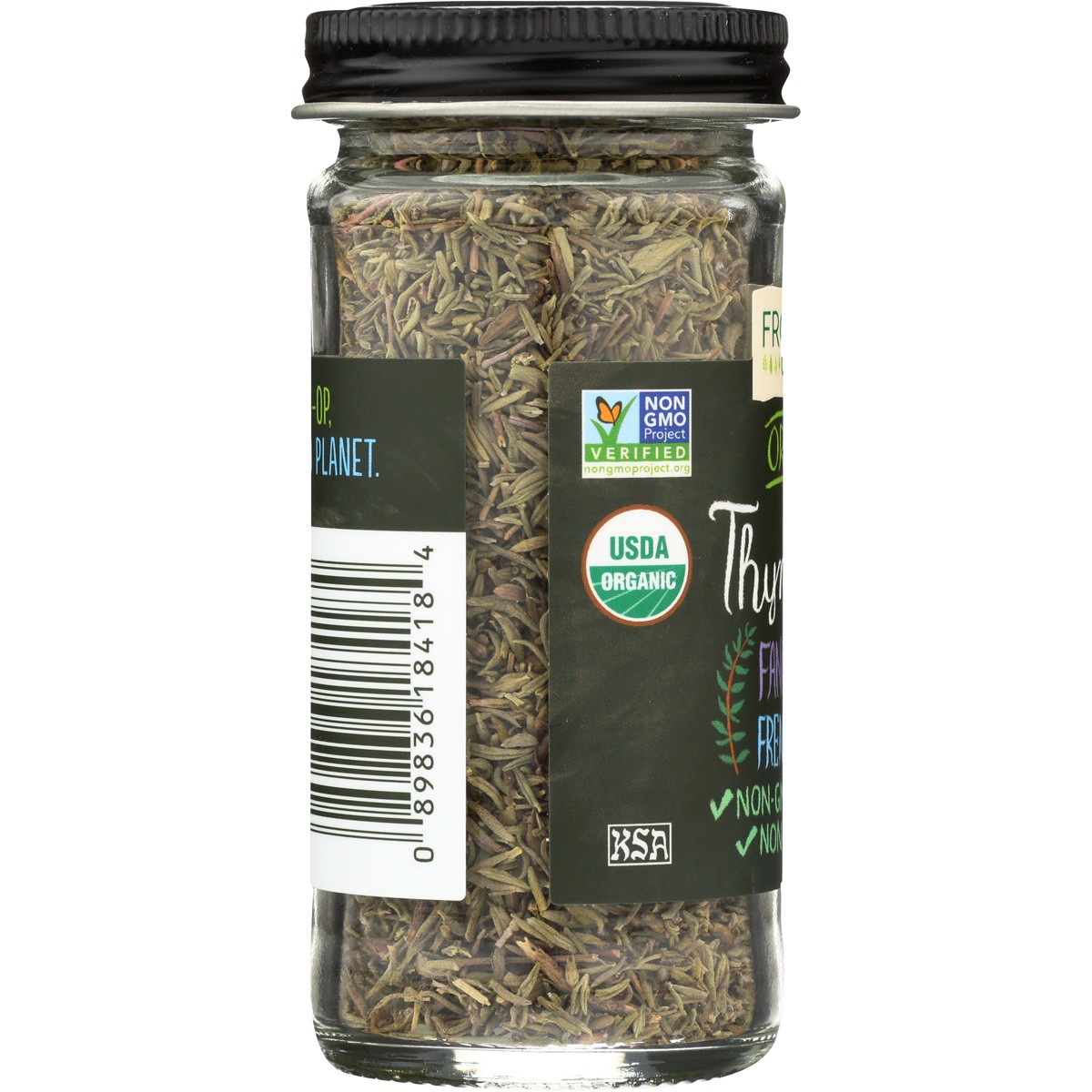 Organic Frontiers Thyme Leaf Whole Herb 0.63 Oz 1 Pack