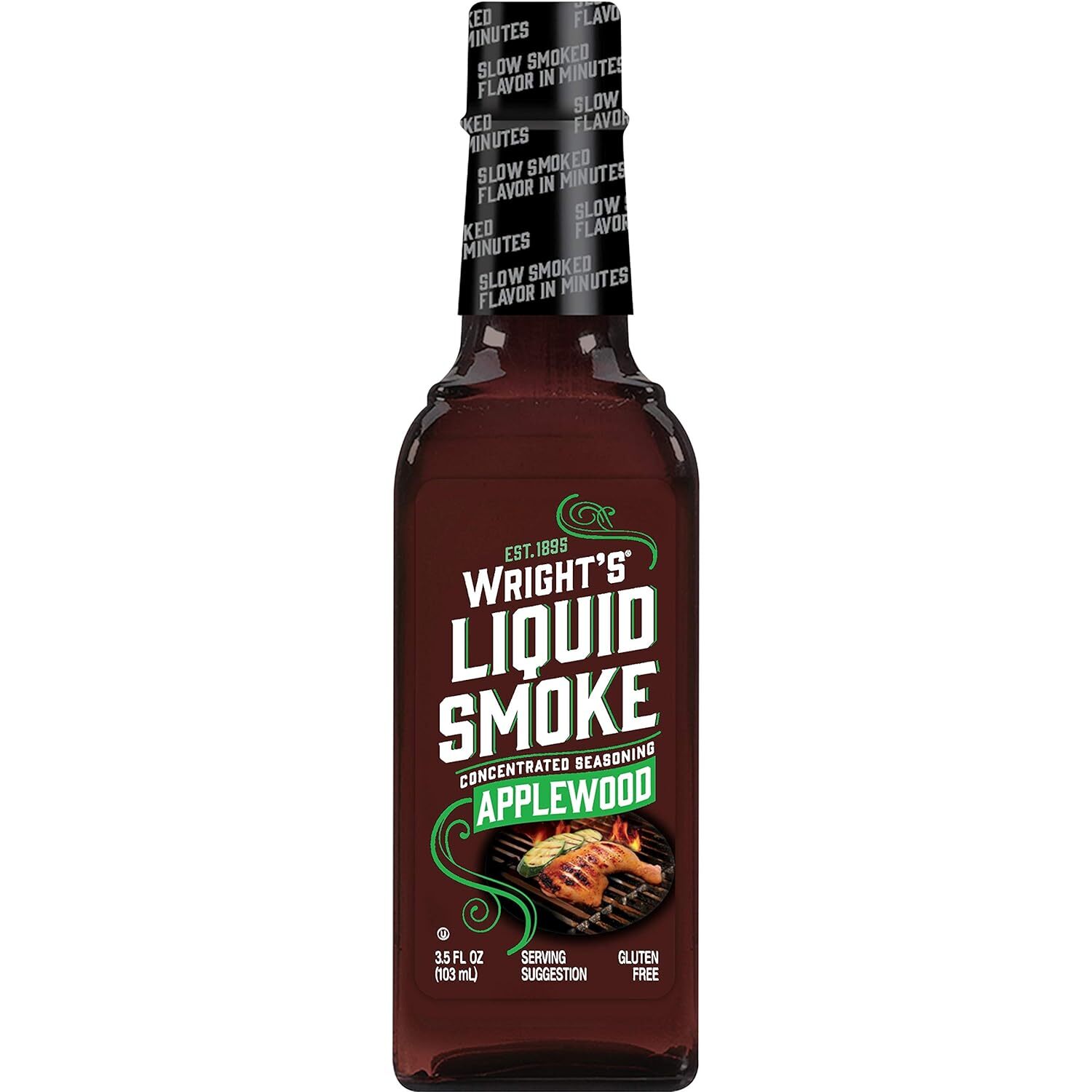 Wrights Seasoning Applewood Liquid Smoke, 3.5 oz