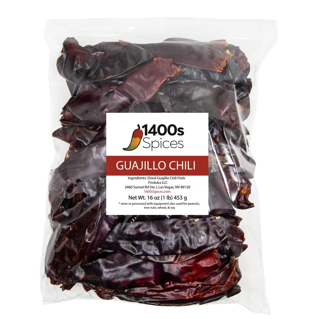 Mexican Dried Guajillo Stemless Chiles Pepper – 1 Lb