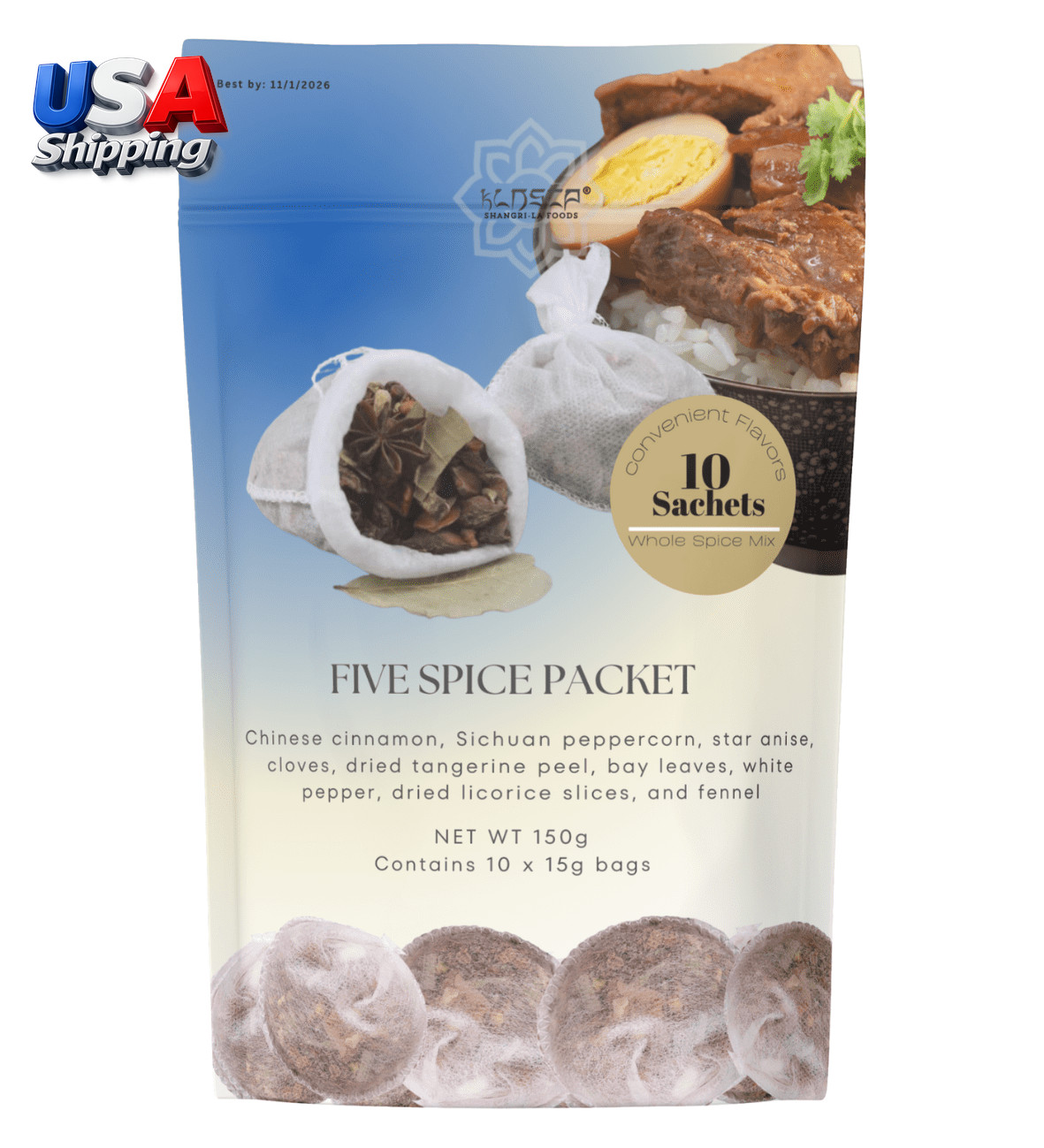 Spice Sachets Chinese Five Spice Pho Soup Braised Meat 10 Packets 150g Total