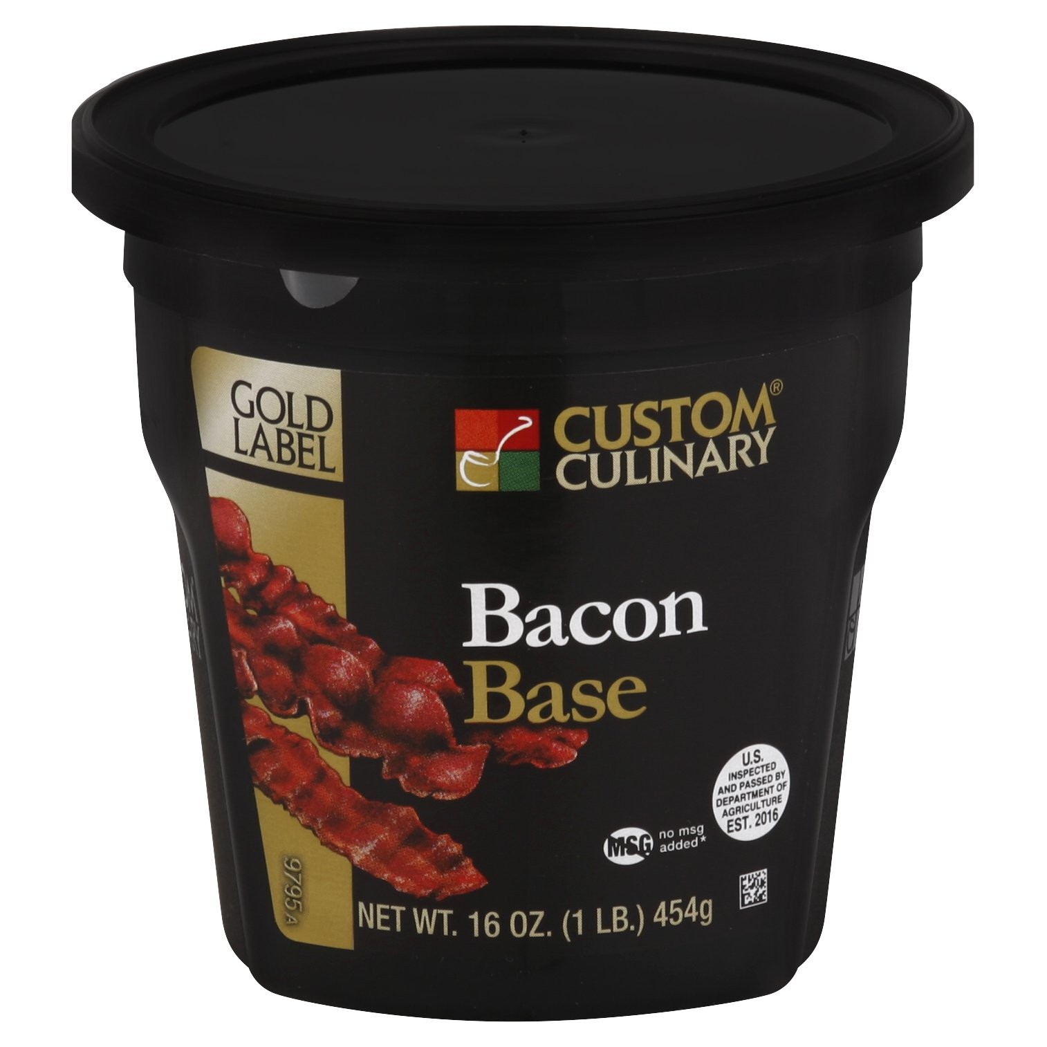 Bacon Base 1 Pound Jar No MSG Ideal for Soups Sauces Casseroles Flavor Enhancer