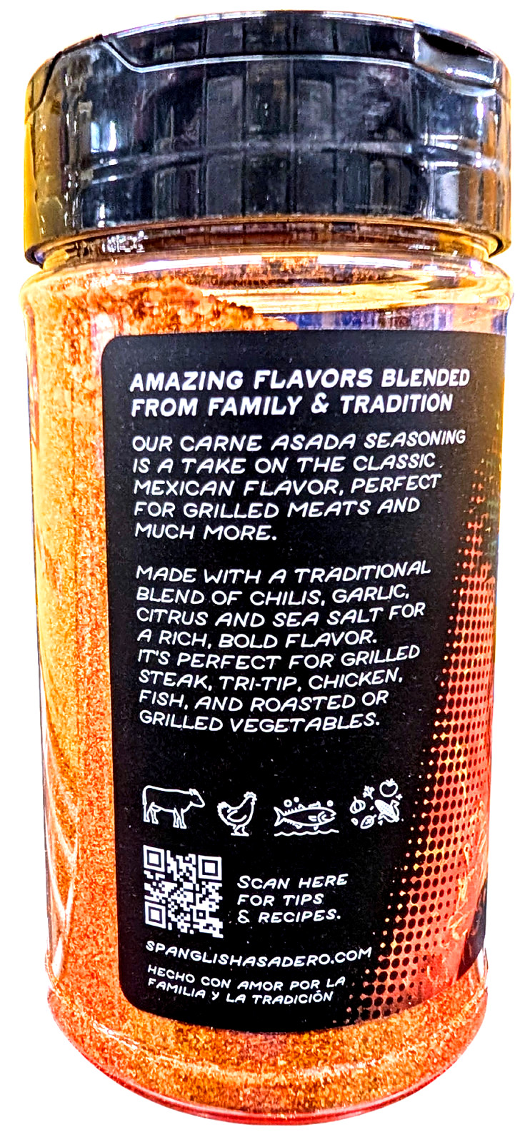 Spanglish Asadero Carne Asada Seasoning 8 Oz EXP 04/2028