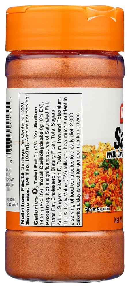 Sazon with Coriander and Annatto – 7 oz 3 pack 7 Ounce (Pack of 3), No Color
