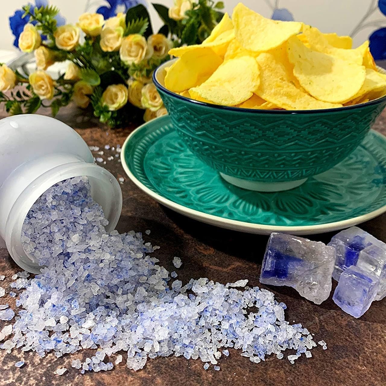 Ancient Blue Salt – Rare Mineral Treasure | High 3.52 Ounce (Pack of 1)